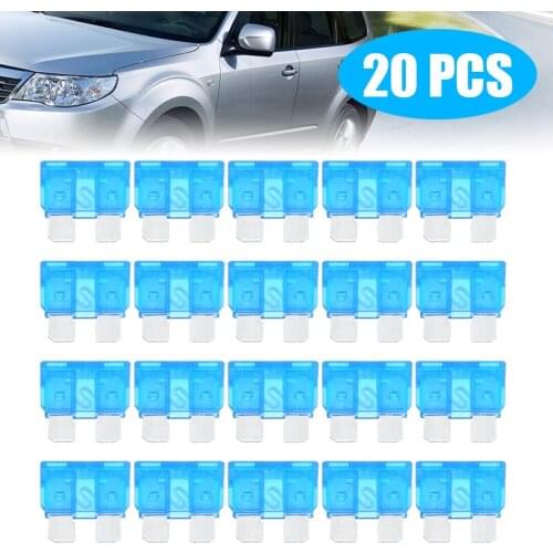 20Pcs 15A Medium Blade Fuse 32V ATO/ATC Fuse Universal For Car/RV/Boat/Truck/Motorcycle Electrical Supplies