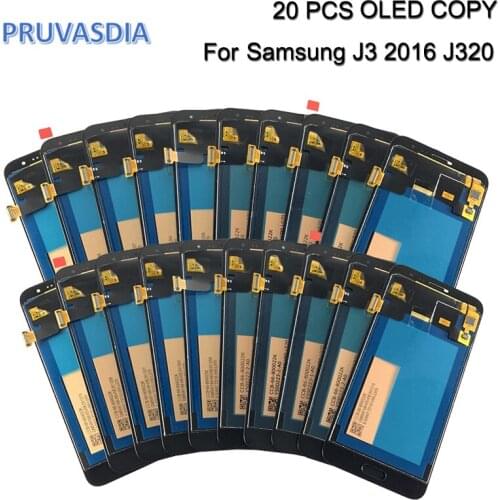 20 piece/lot LCD J500 J320 For Samsung Galaxy J5 2015 J500 Display Touch Screen Digitizer Assembly For Samsung J3 2016 J320 LCD
