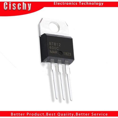 5pcs BTB12-600C TO220 BTB12-600 BTB12 12-600C Triacs 12 Amp 600 Volt TO-220 original