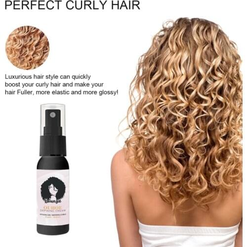 50ml Elastin Elastic Conditioner Styling Fluffy Moisturizing Repair Curly Hair Long-term Styling Curl Enhan Hair Care TSLM1