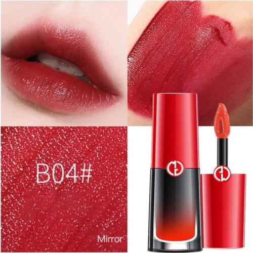 Velvet Matte Lip Gloss Waterproof Long Lasting Make Up Red Lip Gloss Pencil Kits Makeup Liquid Lipstick Lip Comestic TSLM2