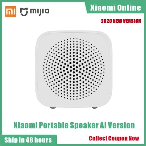 2020 Original Xiaomi Mijia Bluetooth Speaker AI Control Wireless Portable Mini Bluetooth Speaker Stereo Bass With Mic HD Quality