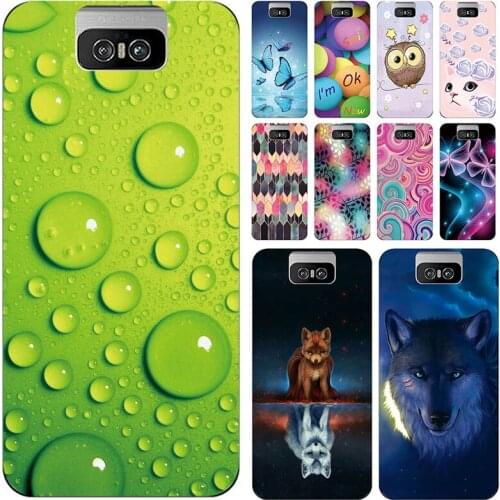 Soft Phone Case For Asus Zenfone Max M2 ZB632KL ZB633K 6.3 inch Cases Panda Funda Colorful Flower Silicone TPU Back Cover Shell