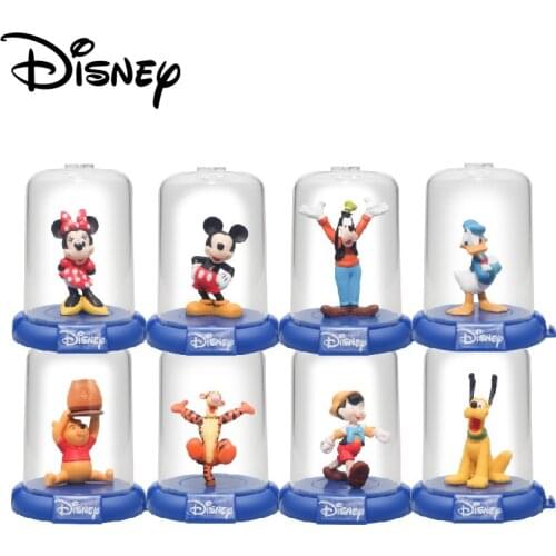 Disney Donald Duck Mickey Mouse Minnie Princess Winnie Goofy Kawaii Doll Action Figure Anime Decoration Collection Model Toys