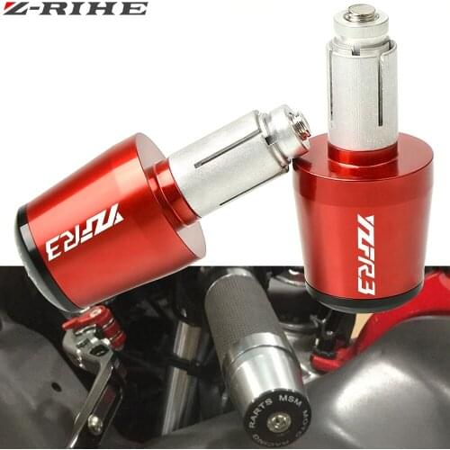 For Yamaha YZF R3 YZFR3 2014 2015 2016 2017 Motorcycle Accessories 7/8'' 22MM 8 colors Handlebar Grips Handle Bar Cap End Plugs