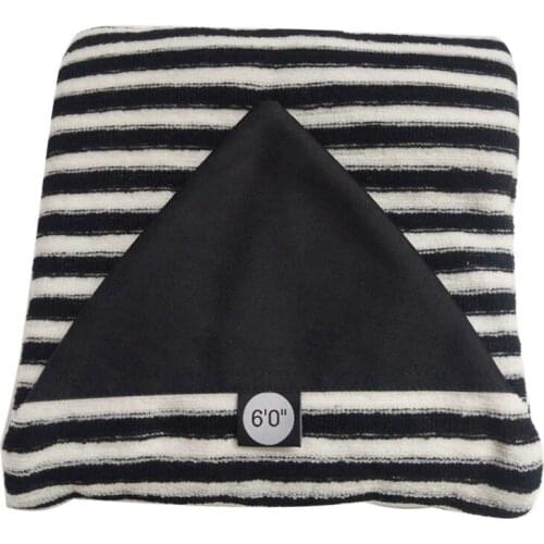 Elastic Surfboard Sock Cover with Drawstring Closure Lightweight Durable Surfing Board Bag Protective Pointed Nose,6.0Ft