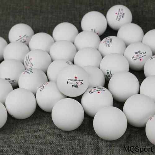 Huieson 50Pcs/Bag ABS Plastic Table Tennis Balls D40+ New Material Ping Pong Balls Table Tennis for Match Training Ball