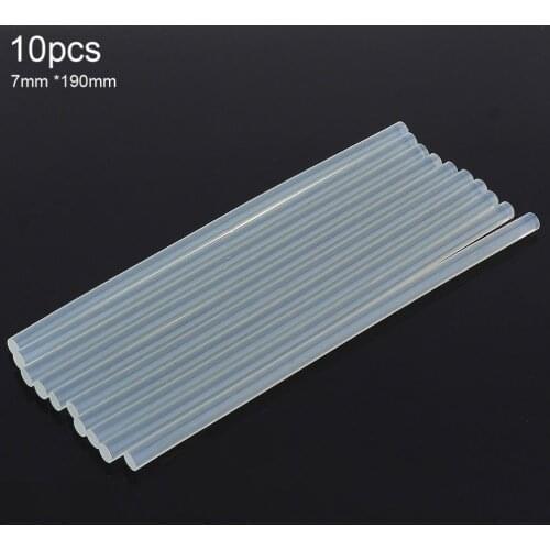 10/20/50/100pcs Transparent Hot-melt Gun Glue Sticks 7mmx190mm Gun Adhesive DIY Tools for Hot-melt Glue Gun Repair Alloy