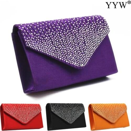 Fashion Women Luxury Evening Bags Designer Ladies Clutch Purse Shoulder Wedding Party HandBag Simple Cluth Bright Party Purse
