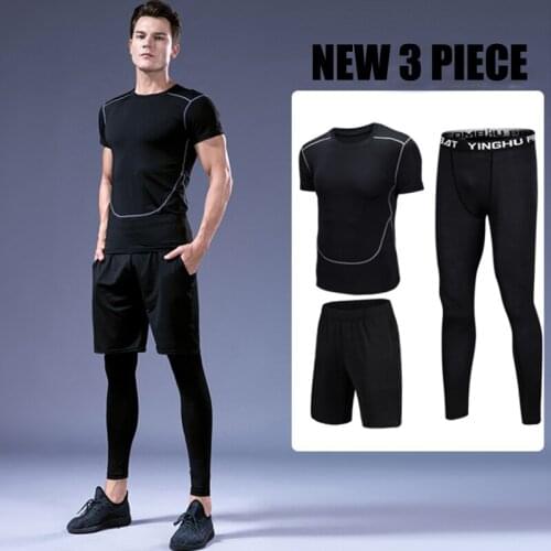 TaoBo Men Short Running Pants Compression Base Layer Boys Sports Jogging Leggings Youth Basketball Football Trousers Leg shirts