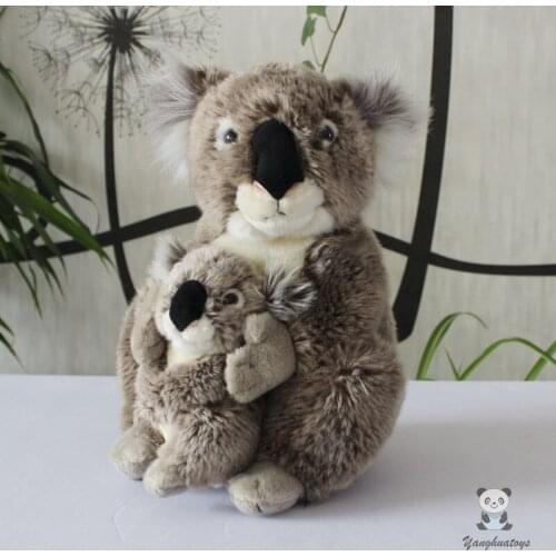 Soft and lovely Mother And Baby Koalas Doll Big Toy Pillow Plush Koala Dolls Stuffed Animal Toys Gifts
