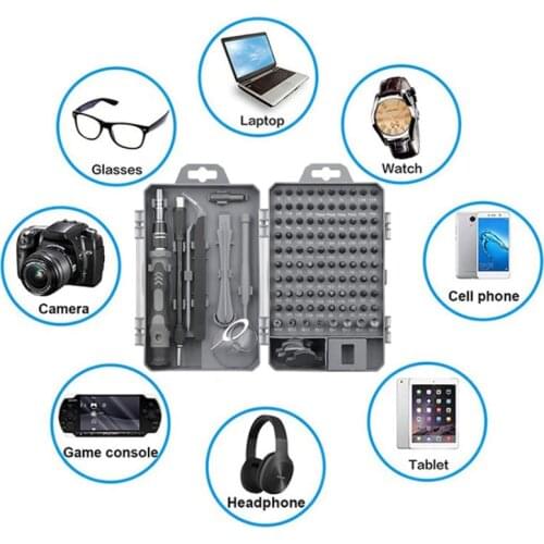 115 In 1 Screwdriver Set Precision Tool For Phone Computer Tablet Ipad Repair Tools Multi-function Mini Screwdriver Bits