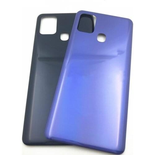 New Back Cover For Samsung Galaxy A21S A217 Original Phone Panel Housing Frame Case Rear Battery Door With Adhesive