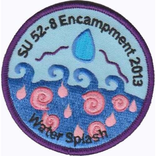 Embroidery Encampment Patch Iron on Emblems Factory Direct Sales OEM services & 50pcs MOQ