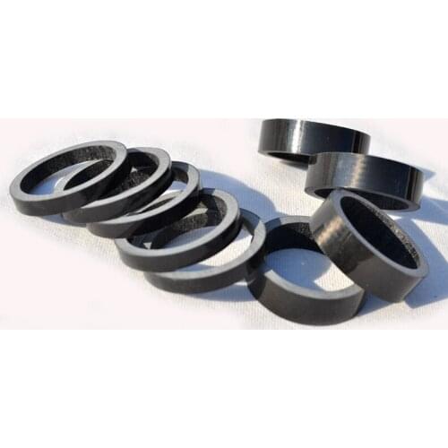 Wholesale No logo UD carbon fiber bicycle headset spacer 1-1/8'' bike cycling parts frame fork washer 5 10 15 20mm MATTE