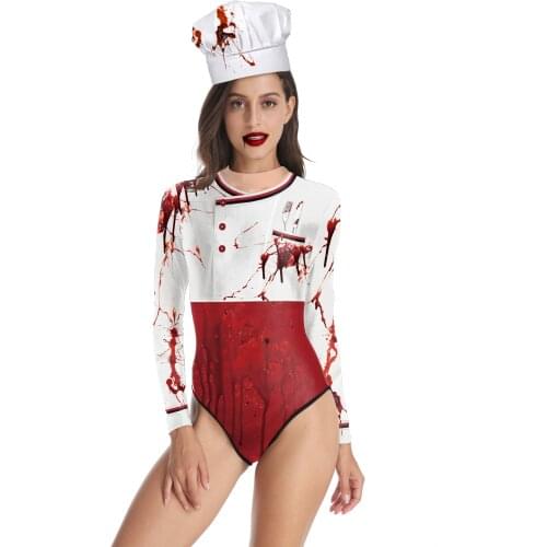 NADANBAO Sexy Women Swimwear Japanese Uniform Cosplay Long Sleeve Surfing Suit Female Halloween One-Piece Swimsuit