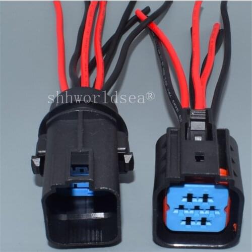 Shhworldsea 7 pin 3.5MM WPT-596(Tin) 3U2Z-14S411-YGA 7 Way Waterproof Automotive Plug Male Female Plastic Wire Cable Connector