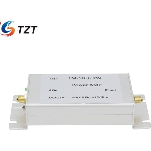 TZT 1M-1GHz Broadband RF Power Amplifier Module 2W HF FM VHF UHF FM RF Power Amp