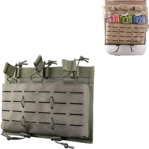 Triple Molle Tactical Magazine Pouch Open Top Military Hunting Bag Paintball Airsoft Rifle Pistol Mag Pouch for 5.56 M4 AK AR