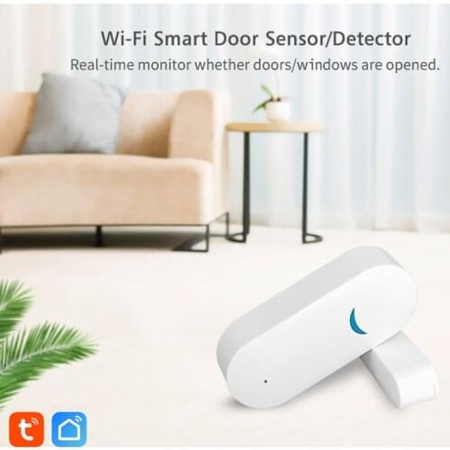 Tuya Smart Home WiFi Door Sensor Door Open Detectors Security Protection Alarm System Home Security Alert Security Alarm