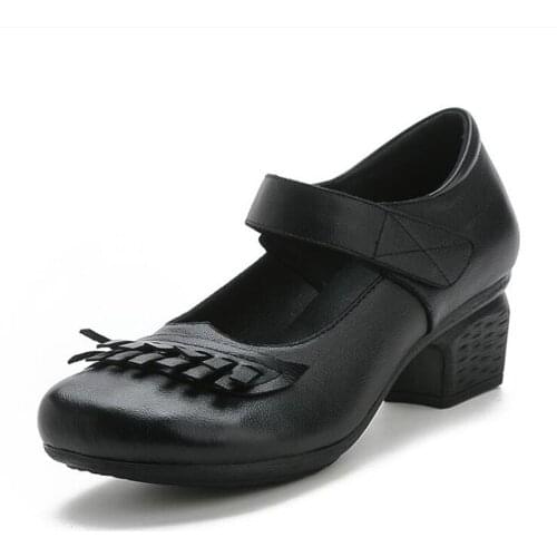 Women Flats Summer Women Genuine Leather Shoes With Low Heels Slip On Casual Flat Shoes Women Loafers Soft Nurse Ballerina Shoes