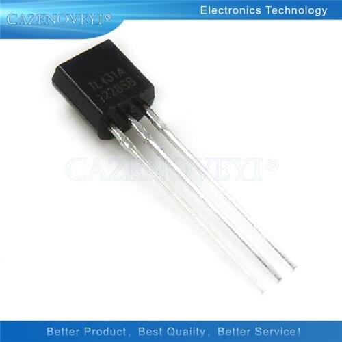 100pcs/lot TL431 TO92 TL431A TO-92 431 new voltage regulator IC In Stock