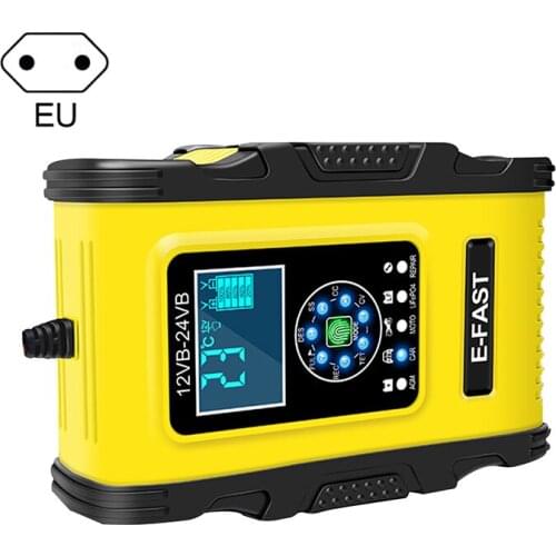 12V 24V 12A Automatic Smart Battery Charger 7-stage Car Battery Charger lead-acid battery charger marquee charger