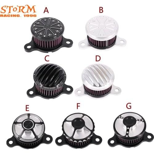 1991-2017 Auto Vehicle Motorcycle Air Filter Intake Cleaner System Kit Motor Bike For Harley Sportster XL 883 XL1200 48 72 91-17
