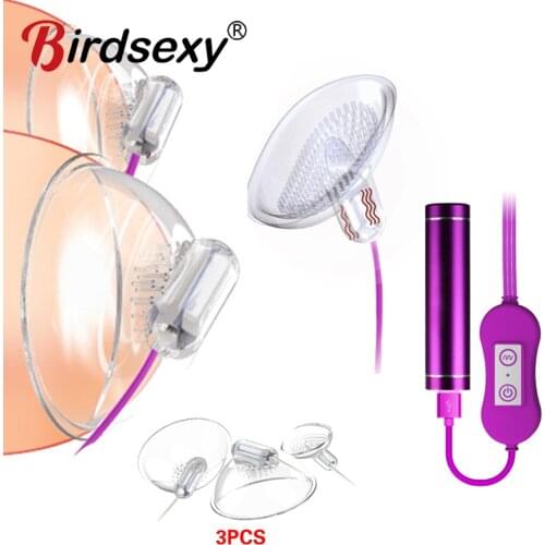 20 Modes Nipple Stimulation Licking Vibrator Breast Enlargement Masturbator Nipple Chest Massage Sex Toys for Women Adult Shops