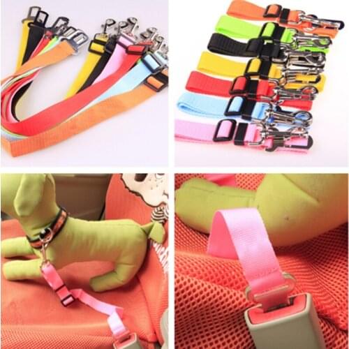 200piece/lot New multicolor Safety belt and retractable dog leash for vehicles