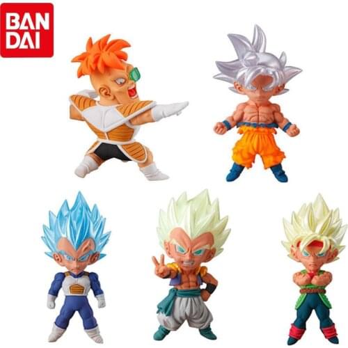 Bandai Gashapon Dragon Ball Super UDM 34 Series Goku Recoom Vegeta IV Gotenks Burdock BURST Pendant Dolls Keychains Model Toys