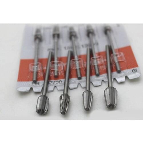 1 Piece High quality Steel Burs For Dental Nut Wood Bone Wax Carving 2.35mm Shank Drill Bit