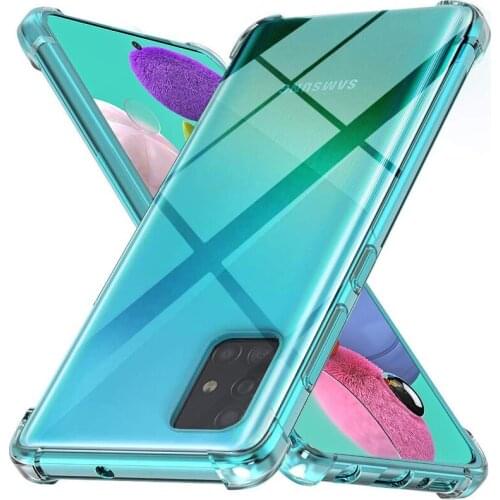 Case For Samsung Galaxy A51 Case cover Ultra-thin Transparent TPU Silicone Phone Case For Samsung Galaxy A51 A71 A 51 71 2019