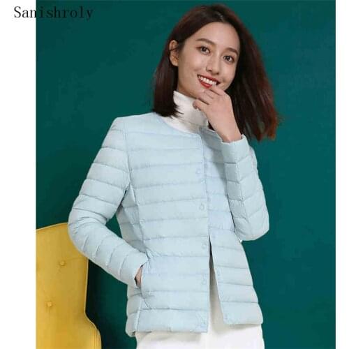 Two Wears Autumn Winter Women Ultra Light White Duck Down Coat Parka Female Short Lightweight Down Jacket Windproof Outerwear