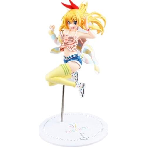 New 23cm Miss Big Kirisaki Chitoge Nisekoi Tokyo Kawaii Japanese Girls Action Figure Toys Collection Model