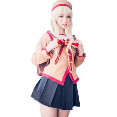 Fate/kaleid liner Prisma Illya Homurabara Unifrom Cosplay Costume Custom Made Any Size