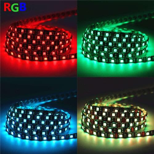 DC12V SMD5050 Flexible LED Strip light 60leds/m 50/100/200/300/400/500CM Length White/Warm white/Red/Green/Blue/RGB LED Tape