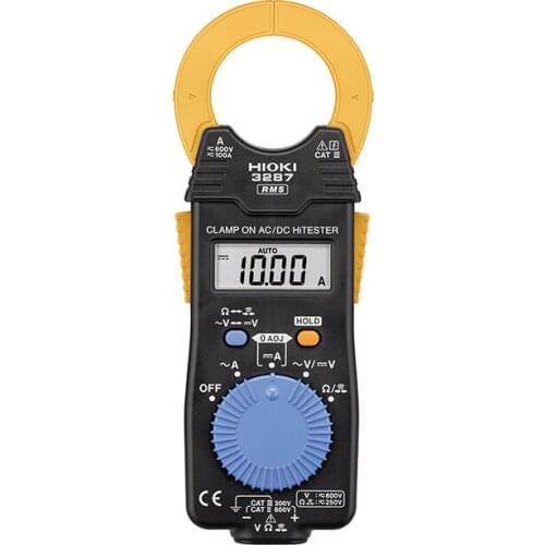 HIOKI 3287 True RMS Clamp On Hitester 10A/100A AC/DC Clamp Meter