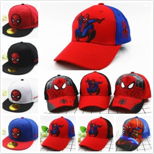 Super Hero Hat Adjustable Baby Boys Hip-hop Baseball Cap Summer Spring For Baby Girls 2020 Children Spiderman Hats Kid Gifts Cap