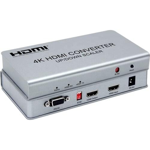 4K HDMI converter up/down scaler converter with IR support RS232 EDID