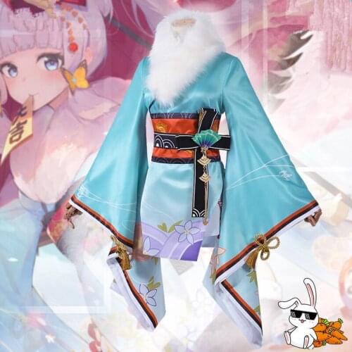 Game Genshin Impact Cosplay Costume Kamisato Ayaka New Year Kamisato Ayaka Costume Halloween Anime clothes
