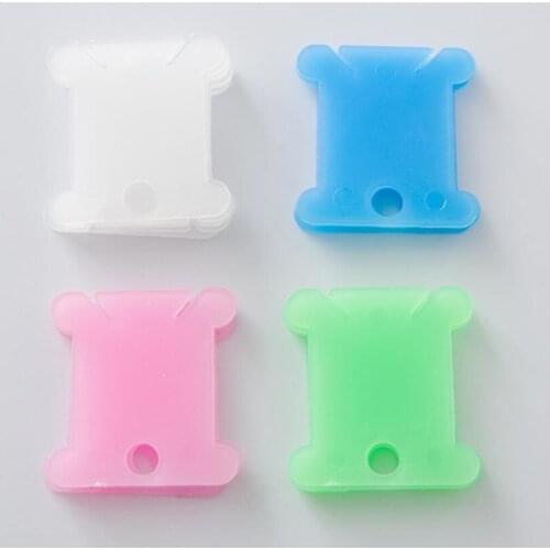 New 3000pcs/lot Embroidery Thread holder Floss Craft Bobbin Cross Stitch Storage Holder Plastic Sewing Thread Board Card