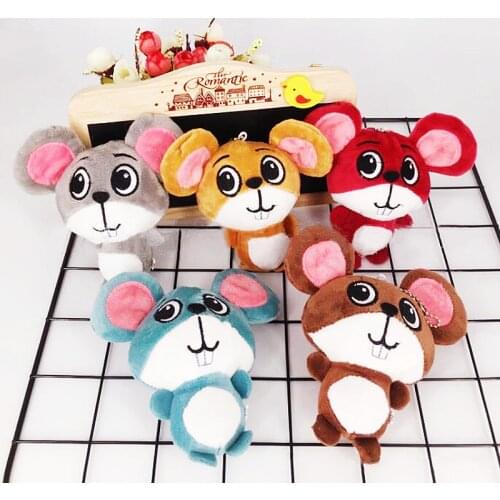New Wedding Gift Plush Toy Mouse Doll , 12CM Cute Delicate Key Clip Mouse Plush