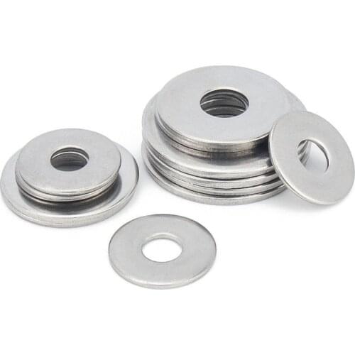 304 Stainless Steel Large Size Oversize Big Wider Flat Washer Plain Gasket M4 M5 M6 M8 M10 M12 M14 M16 M18 M20