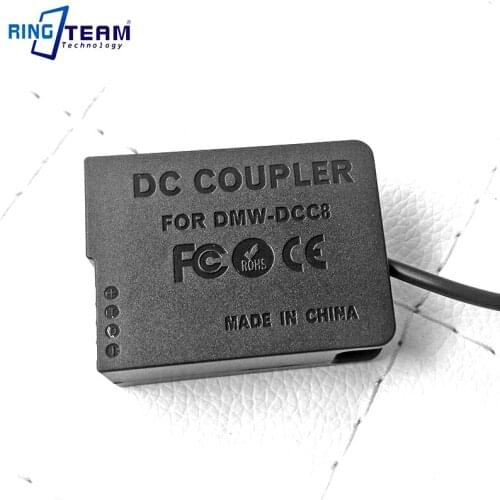 Power Supply Connector DMW DCC8 DMW-DCC8 DMWDCC8 DC Coupler for Panasonic Lumix GX8 FZ200 G7 G6 G5 G5K GH2 GH2K GH2S Cameras