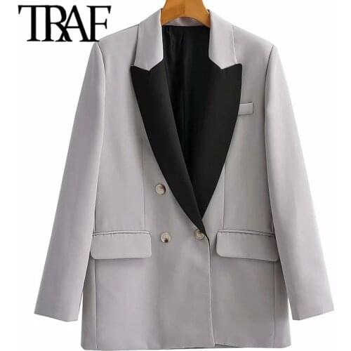 Женские черные куртки TRAF China At AliExpress