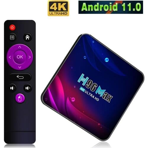 Android 11.0 TV BOX 4K Youtube Voice Assistant 3D 4K 1080P Video TV Receiver Wifi 2.4G&5.8G Bluetooth-compatible Set Top Box