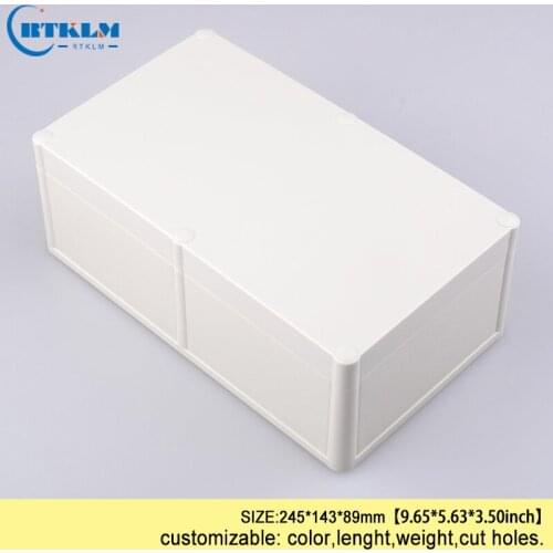 Waterproof junction box clear housing for electronics circuit board plastic enclosure diy Power supply project box 245*143*89mm