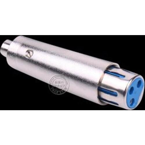 XLR Female Plug To Female RCA Phono Socket Mic Cable Mixer Audio Adapter