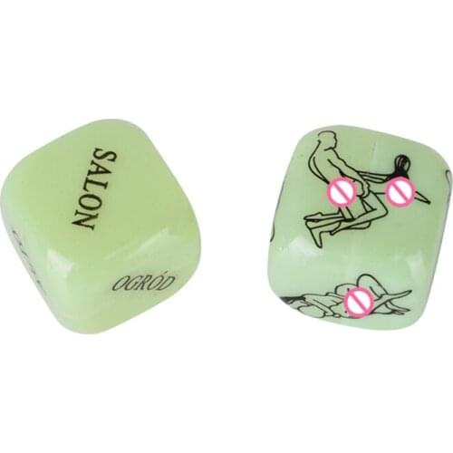 Y3NF Romantic Posture Dice Luminous Sex Toys Party Game Dices for Bacherette Party, Valentines Day Wedding Anniversary Gift